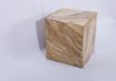 Image de Tabouret cube Teck AJI