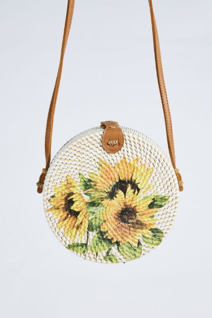 Image de Sac rotin Naturel KETAK Tournesol