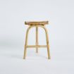 Image de Tabouret Rotin/Teck ETIK