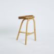 Image de Tabouret Rotin/Teck ETIK