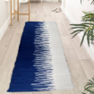 Image de Tapis en Tissu Recyclé Blue Cream Bamboo